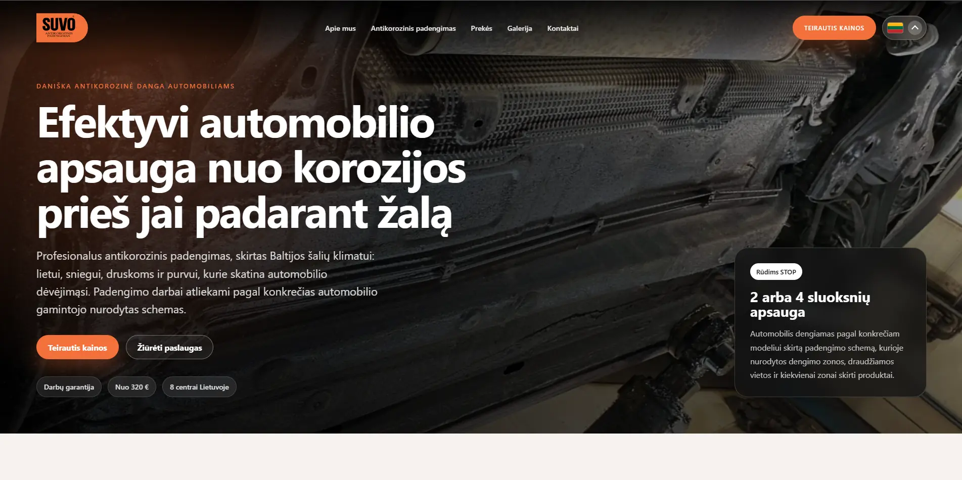 Atnaujintos Suvo svetainės vizualas
